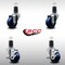 Service Caster 3'' SS Solid Poly Wheel Swivel 1-5/8'' Expanding Stem Caster Set 2 Brakes, 4PK SCC-SSEX20S314-SPUS-2-TLB-2-158 - alternate 5